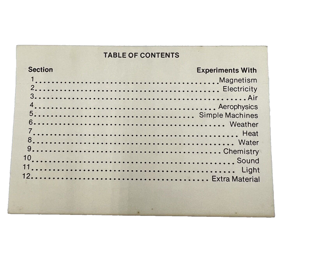1974 Educational Insights Elementary Science Experiments 135 Projects #9105 Rare