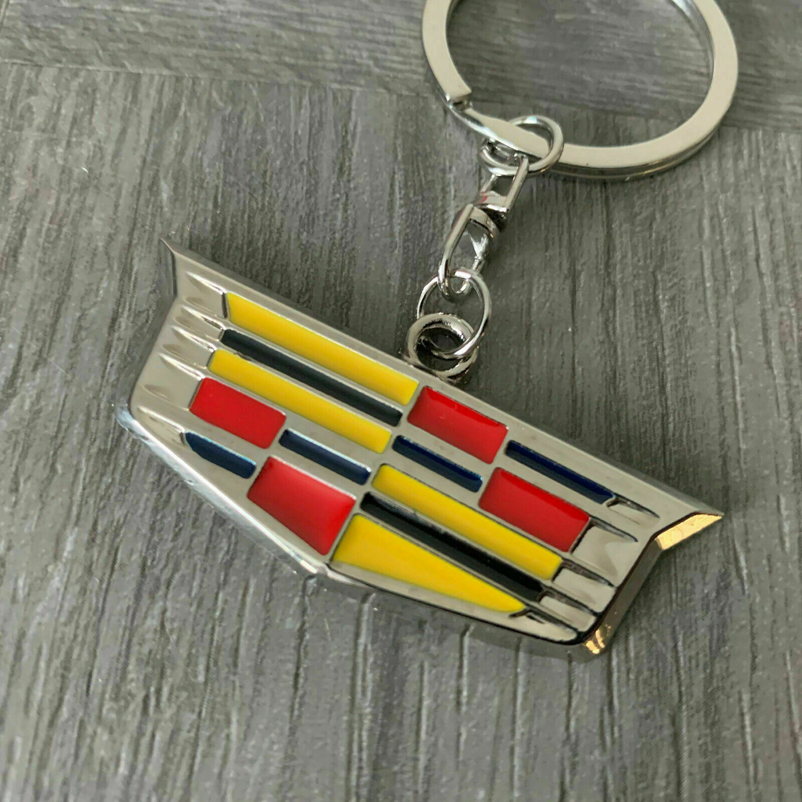 Cadillac Emblem Logo Grill Badge Heavy KEYCHAIN KEY CHAIN FOB Escalade CTS