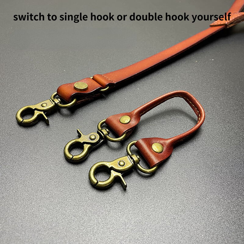 Adjustable Soft Leather Suspenders X Back Belt Hook or Clip Replaceable