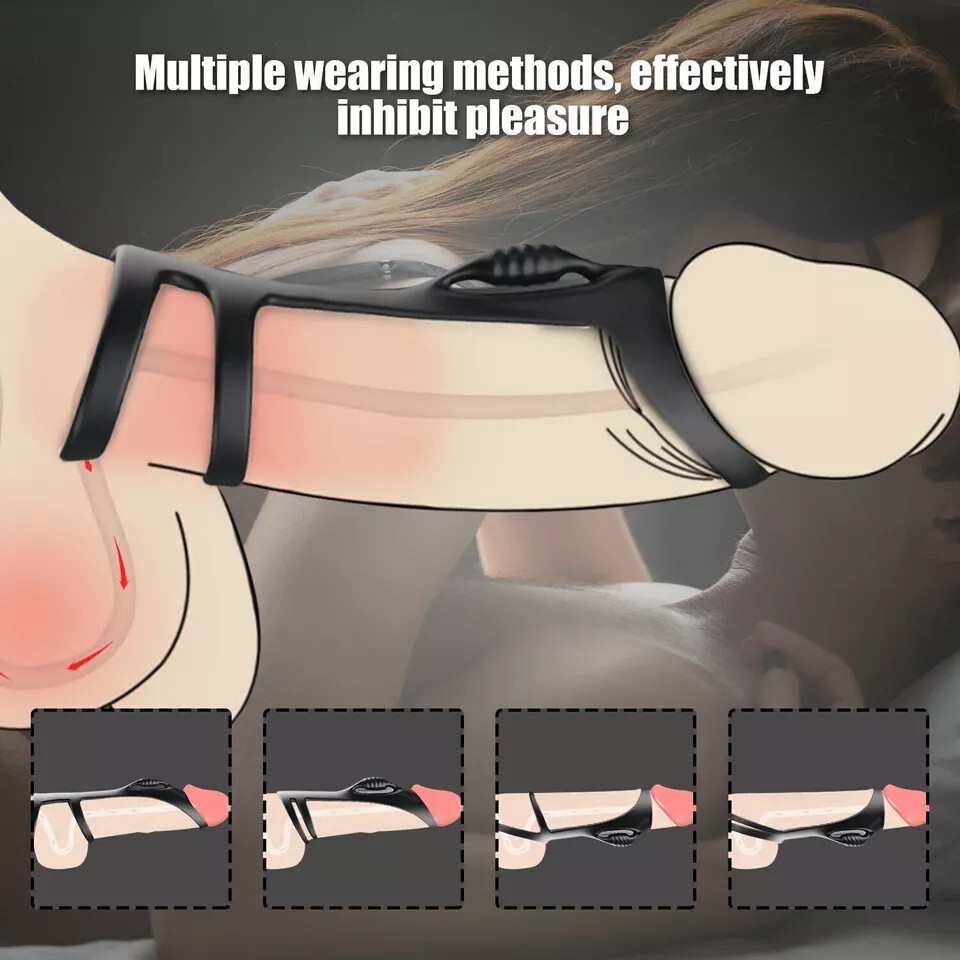 Reusable Ball-Scrotum-Stretcher-Ring-Penis Enhancer Delay Ejaculation for MALE