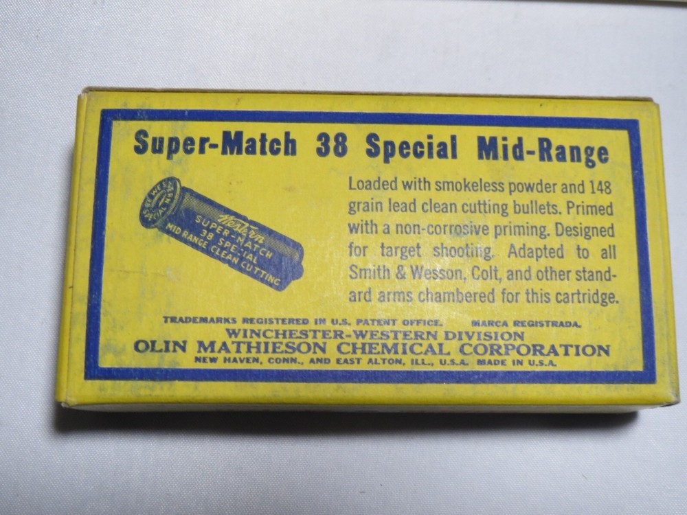 Vintage WESTERN 38 Special Mid-Range 148 gr. with Tray (EMPTY BOX)
