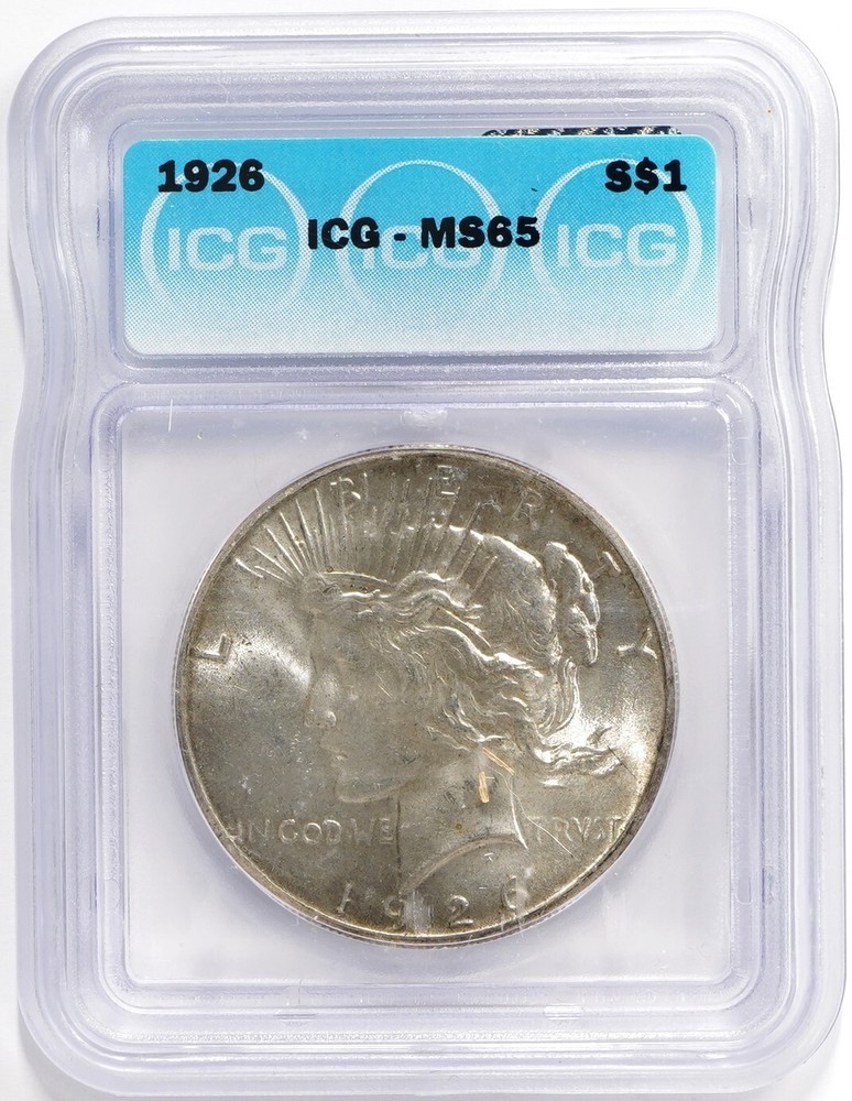 1926 (P) Peace Dollar ICG MS-65