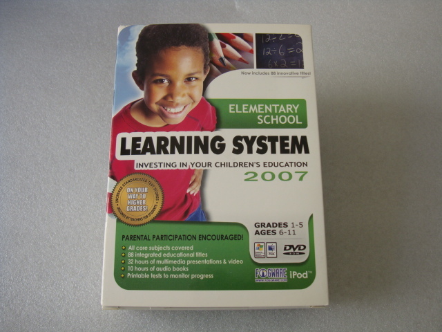 Fogware Elementary School Learning System 2007 for PC, Mac( sealed retail box)