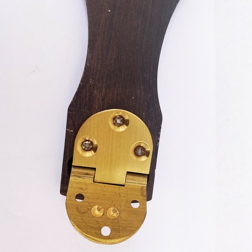 Solid ebony tailpiece for Jazz archtop guitar