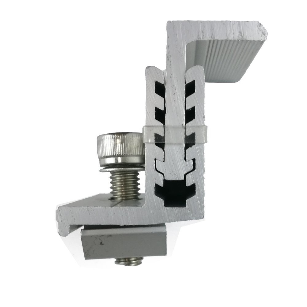 Solar Panel Assembly Mounting Z Bracket Kits 4 Units Adjustable