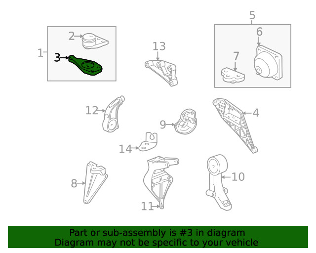 Genuine GM Mount Support 90575642
