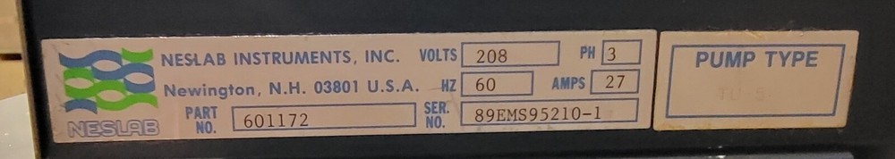 NESLAB COOLFLOW REGRIGERATED CIRCULATOR MODEL HX-750