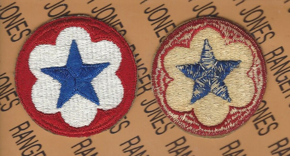 US ARMY WWII ASF ARMY SERVICE FORCES c/e dress patch
