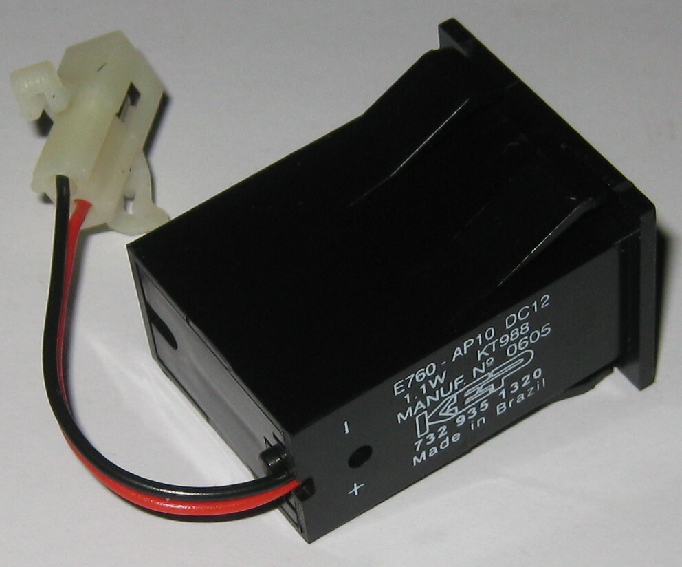 KEP E760 Electro Mechanical Compact 7 Digit Counter w/ Plug - 12 V DC - 10 CPS