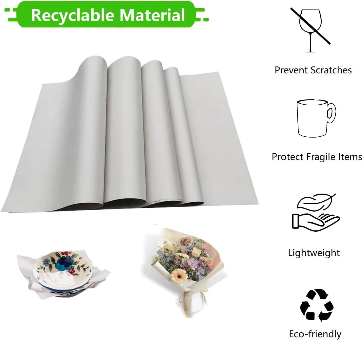 Newsprint Packing Paper Sheets for MovingShipping Box Filler Wrapping and Protec