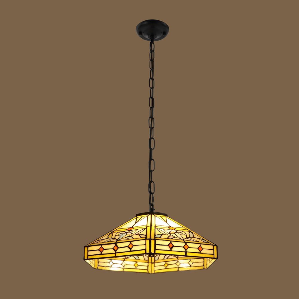 Elegant 2-Light Adjustable Pendant Light - Iron & Glass, Ceiling Mount