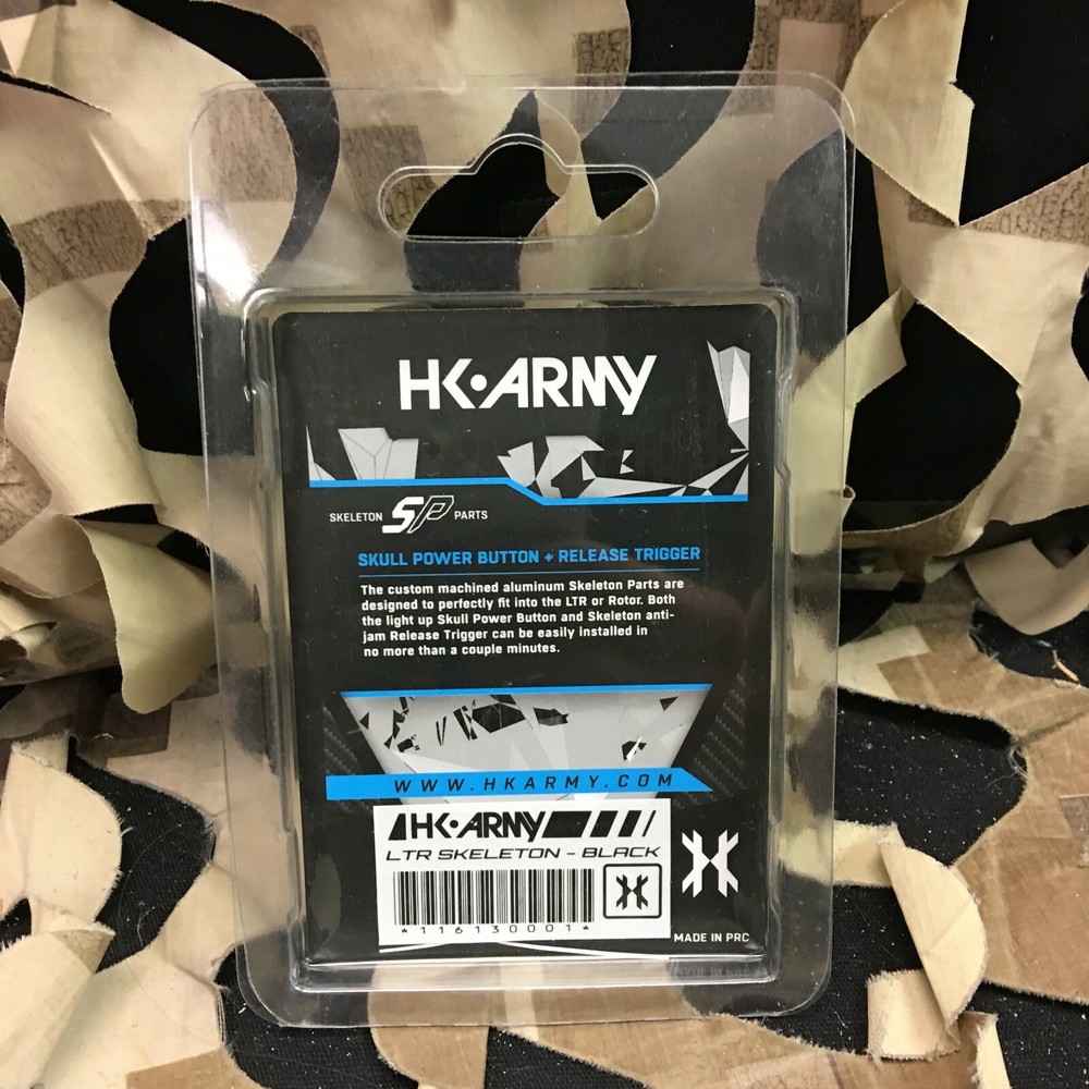 NEW HK Army Rotor/LTR Skeleton Power Button & Release Trigger Kit - Black
