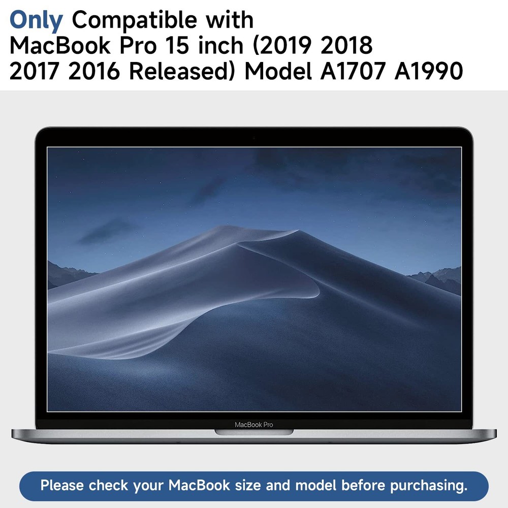 2 Pack Compatible with MacBook Pro 15 Inch Screen Protector Eye Protection An...
