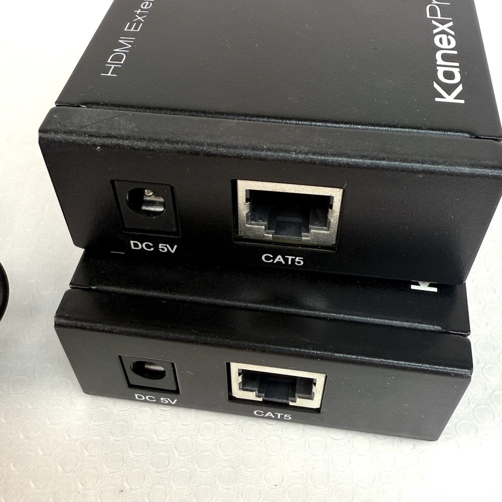 Set 2 KanexPro HD Extender HDMI Over CAT5e Base Receiver Adapters HD4PSPE