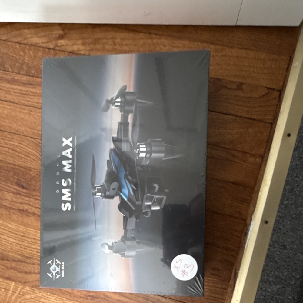 SMS MAX Professional Drone SAMS007 - 4K Dual Camera, Obstacle Avoidance - NEW