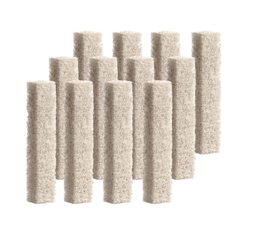 12-Pack Replacement Ammonia Reducer Pads Compatible with Aqueon Quietflow 10 LED