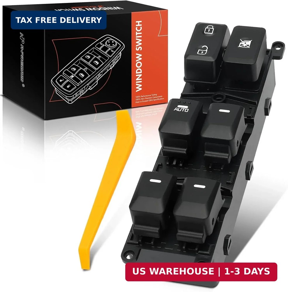 A-Premium Master Power Window Switch Compatible with Kia Rio 2012-2017,18