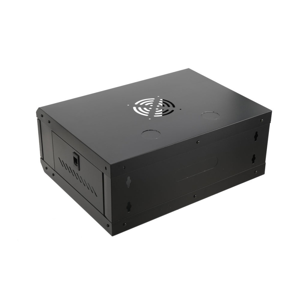 4U Server Rack Enclosure 15.74" Wall Mount Server Cabinet with Locking Door