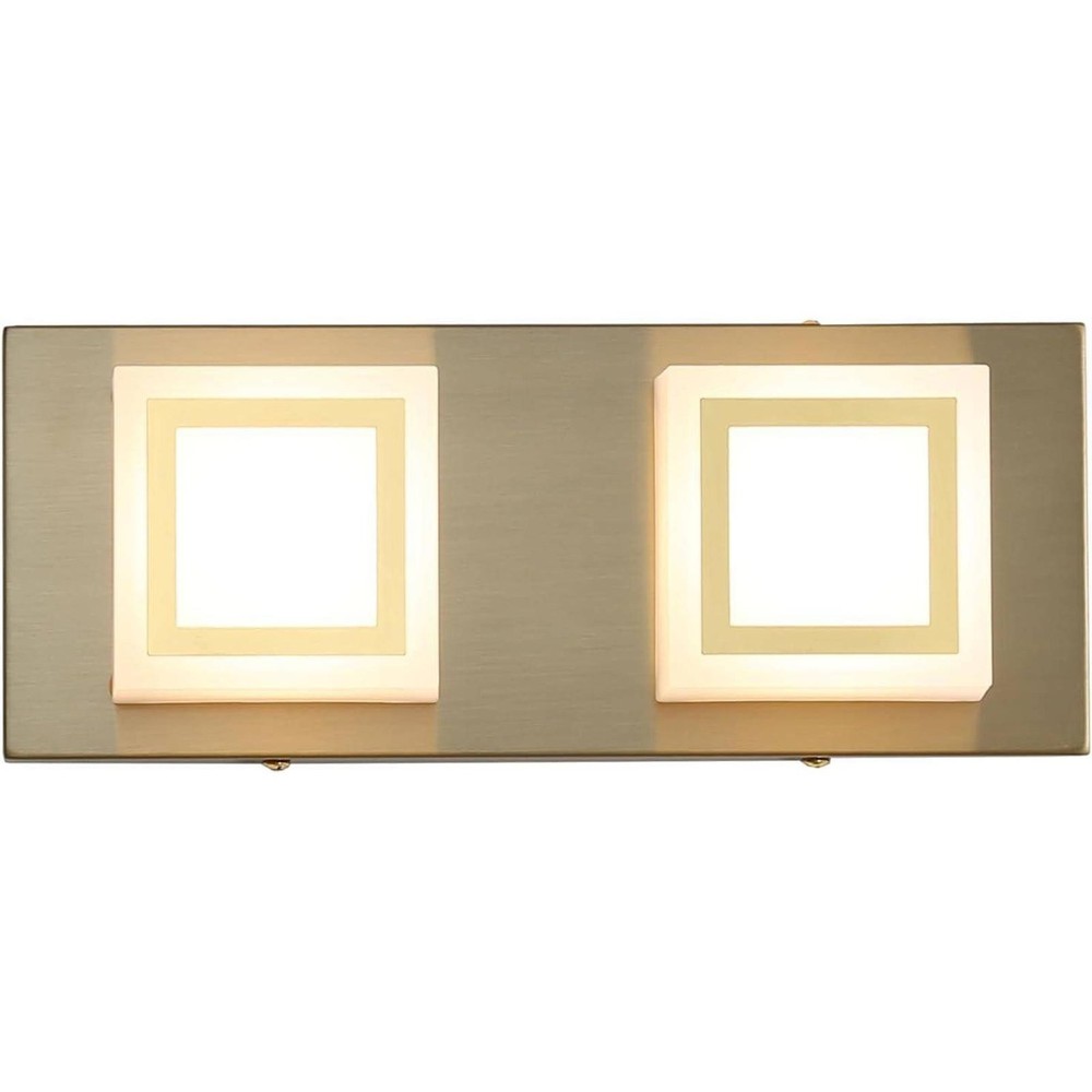 BRUSHED GOLD BATHROOM VANITY LIGHTS
