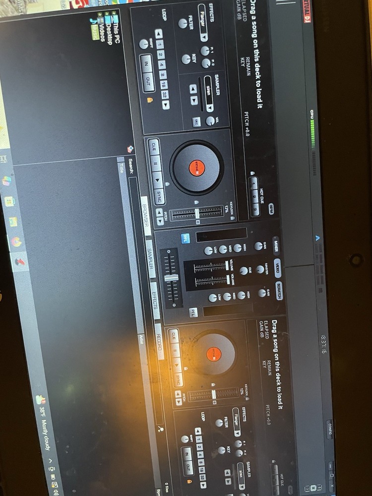 Numark Original Mixtrack DJ Controller Deck For Parts Needs Repairs Project