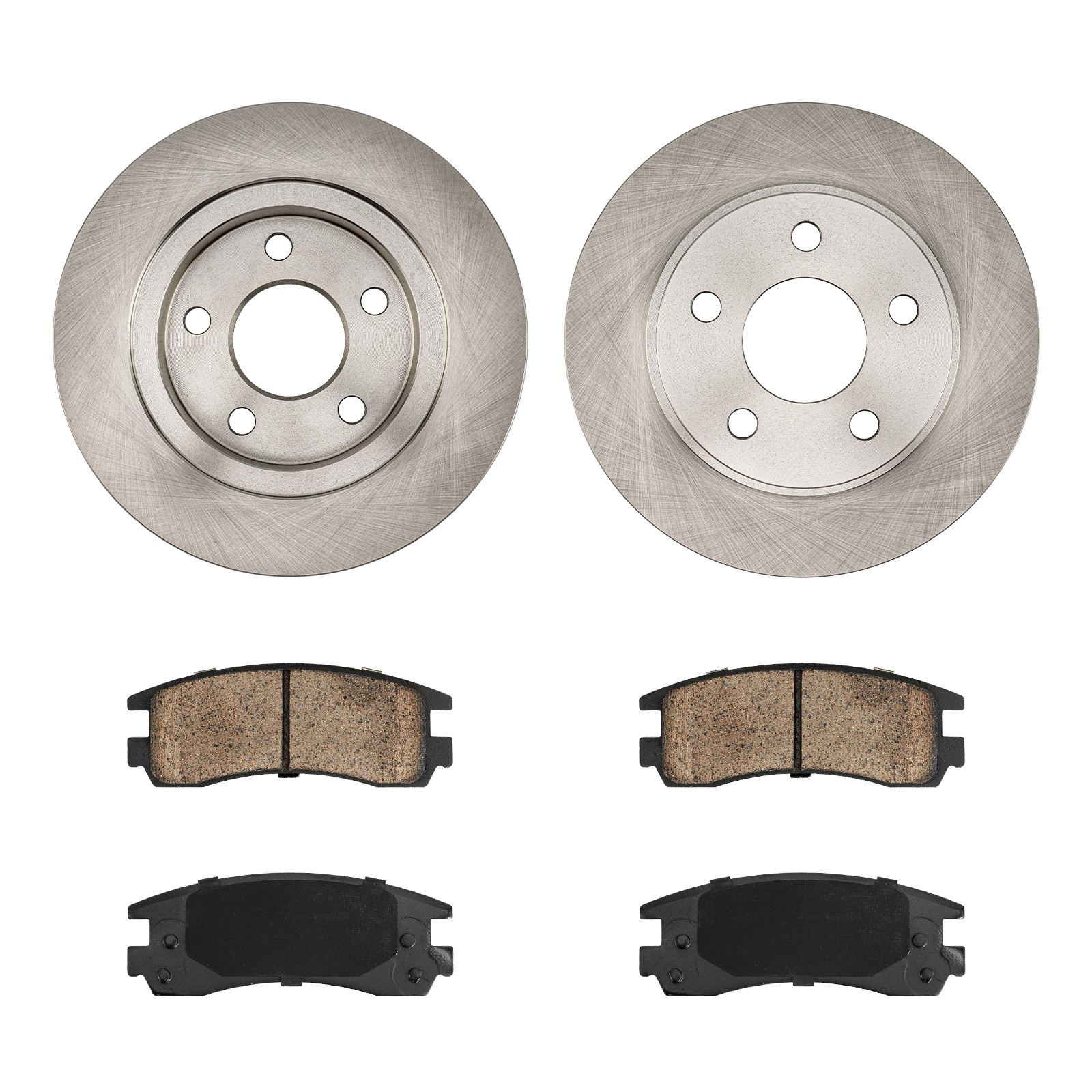 Rear Ceramic Brake Pads & Rotors For 2000-05 Buick LeSabre Pontiac Bonneville