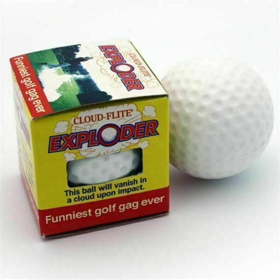 (4) Exploding Golf Balls ~ Explodes into Cloud Smoke ~ Gag Prank Joke Trick