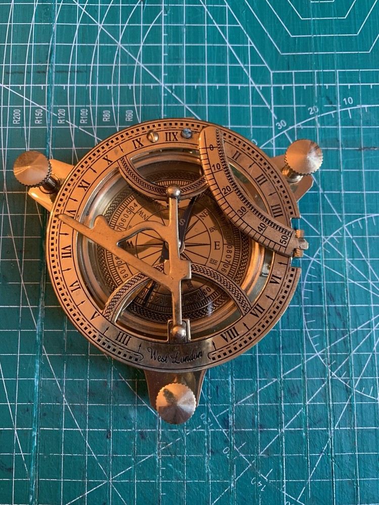 “West London”  Brass Ships Compass