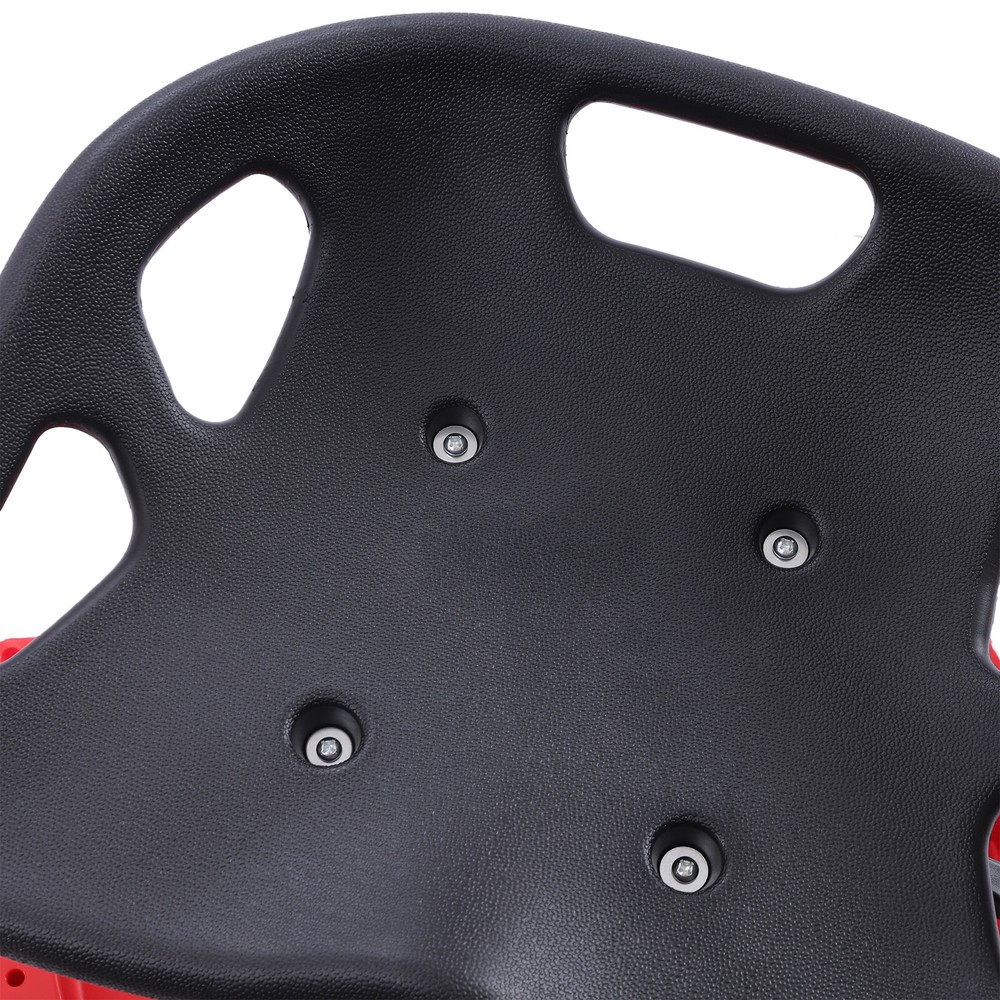 Adjustable Garage Shop Stool Rolling Work Stool Mechanic Work Seat With Casters