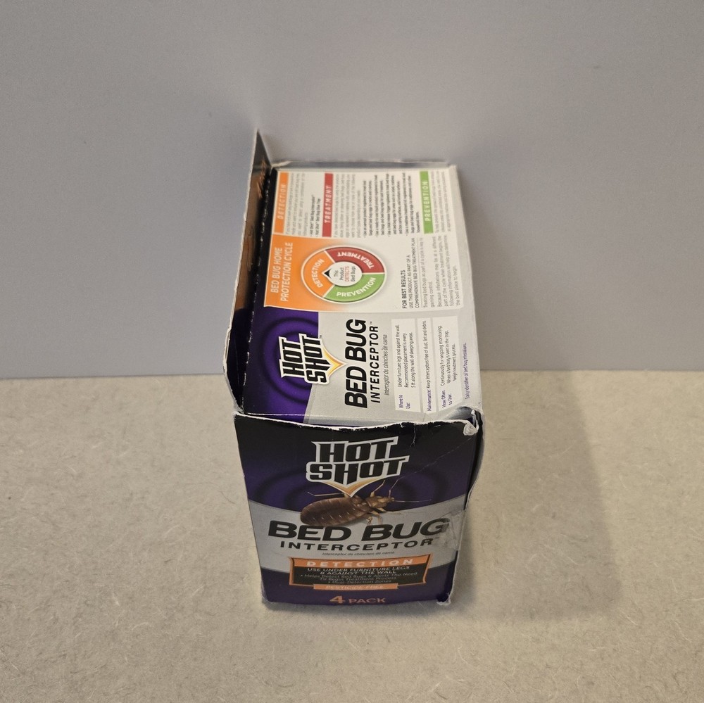 Hot Shot Bed Bug Interceptors, 4-Count