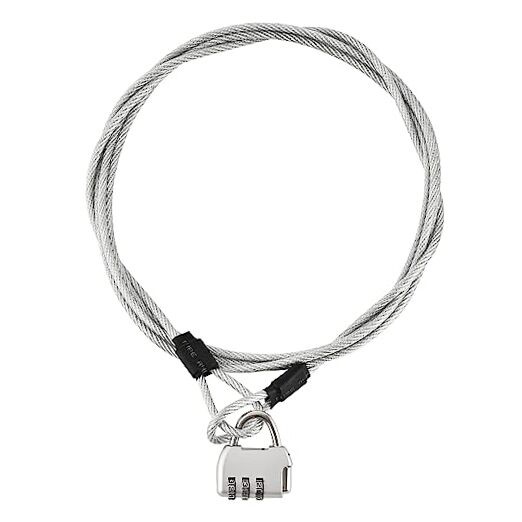 Cable Lock Set for Car Cover with Combination Lock, 2 Pack Car Cover Patch,