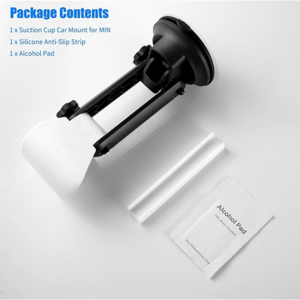 Suction Cup Car Mount for Starlink Mini Dashboard Windshield Adjustable Holder