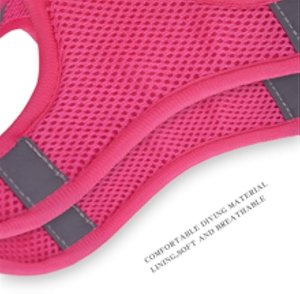 Step in Dog Harn No Pull Dinosaur Adjustable Soft Mesh Padded