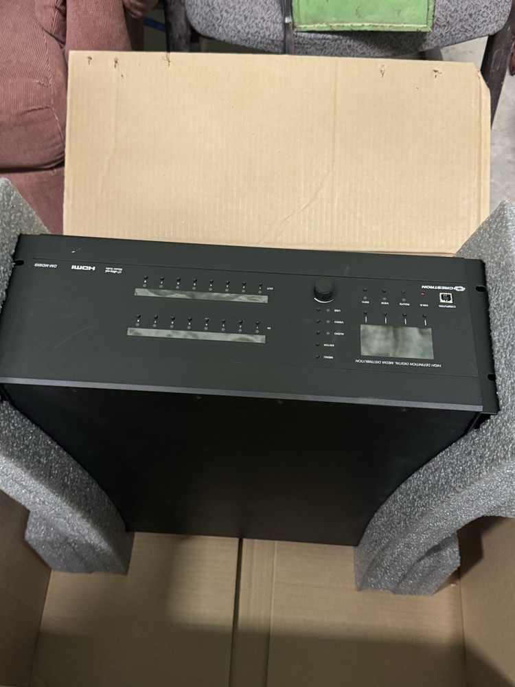 Crestron DM-MD8X8 DigitalMedia Switcher + Touch Panel + AV Modules Bundle