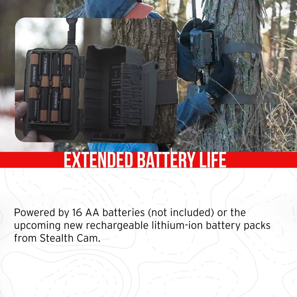 Stealth Cam Flashback 40MP White Flash Cellular Trail Camera Bundle