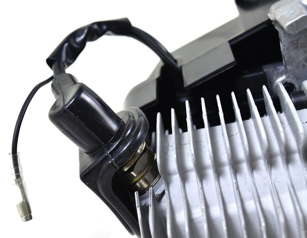 49cc 2 Stroke Pull Start Engine Motor + Exhaust Pipe For Quad Scooter ATV Buggy