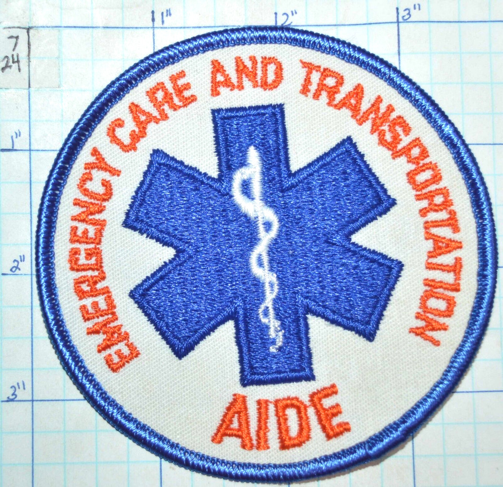 GENERIC EMERGENCY CARE AND TRANSPORTATION AIDE VINTAGE PATCH