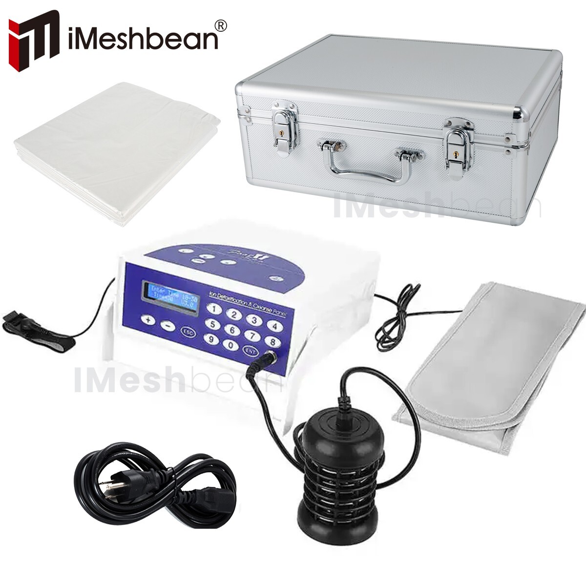 Detox Foot Bath Spa Machine Kit FIR Belt Cell Ion Ionic Aqua CHI SPA Machine
