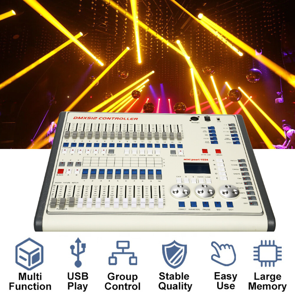 1024CH Console Mini Pearl DMX512 Lighting Disco Computer Light DMX Controller