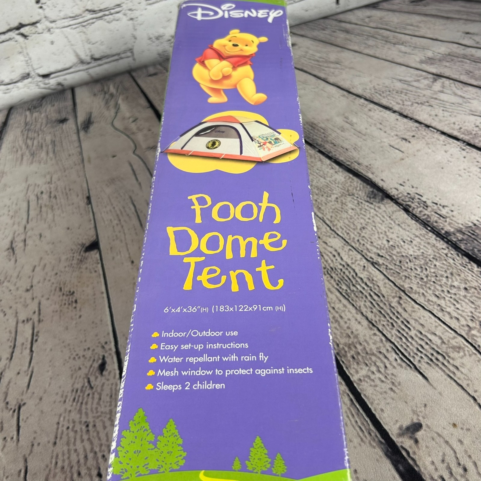 DISNEY Winnie the Pooh Dome Camping Tent Rare 6"x4"x36” Indoor Outdoor NIB