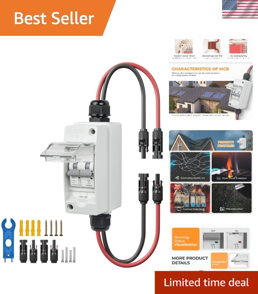 User-Friendly 60A Solar Disconnect Switch 1000V with Easy Installation Features