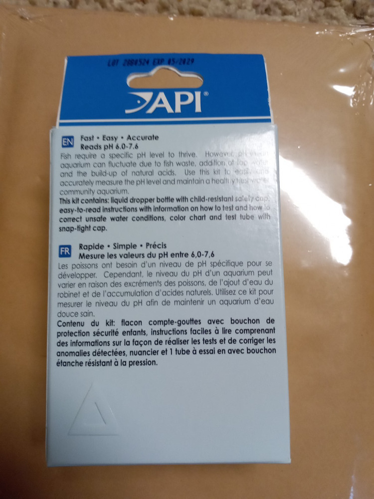 API PH Test Kit BB: 9/2030