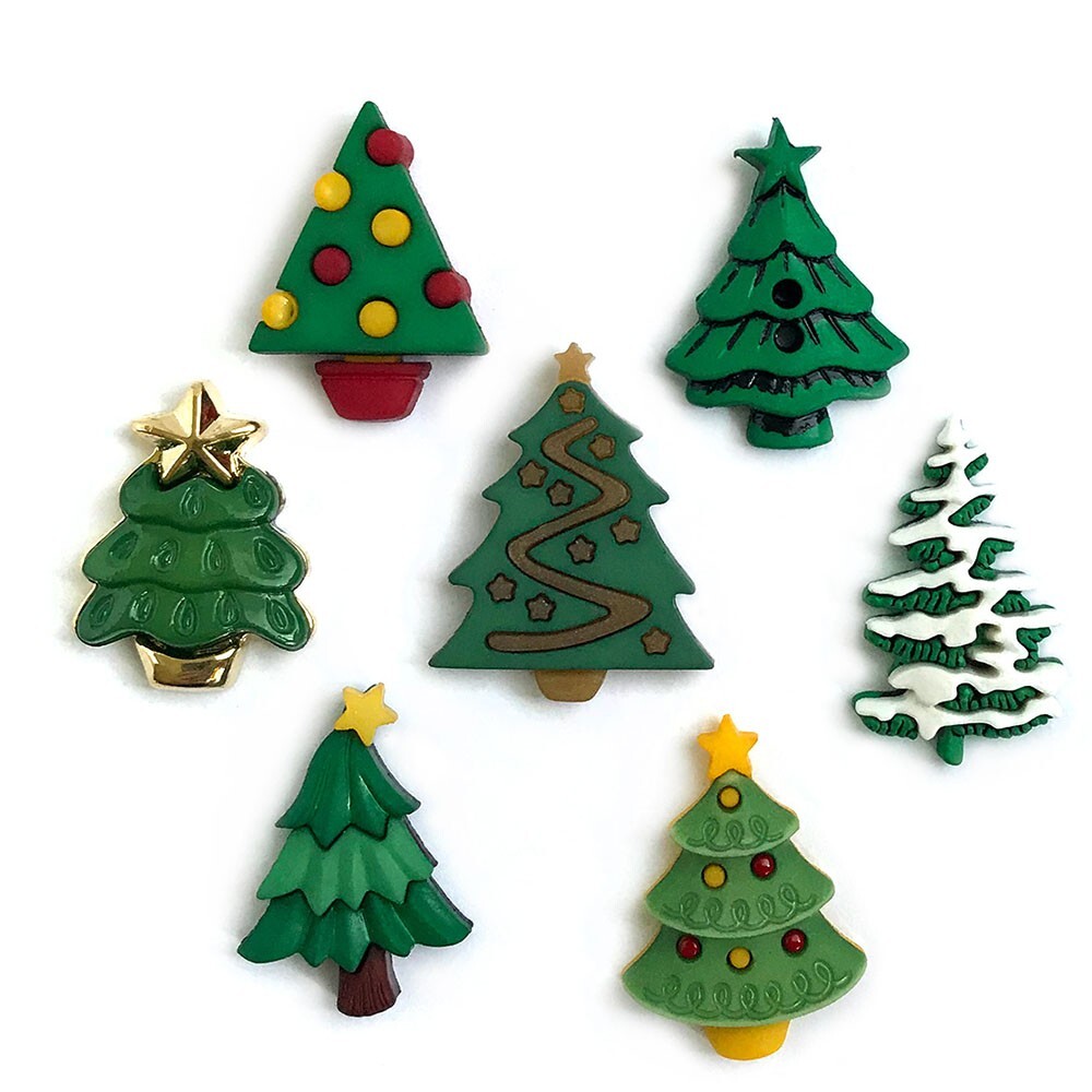 Buttons Galore 50+ Assorted Christmas Theme Buttons for Sewing & Crafts