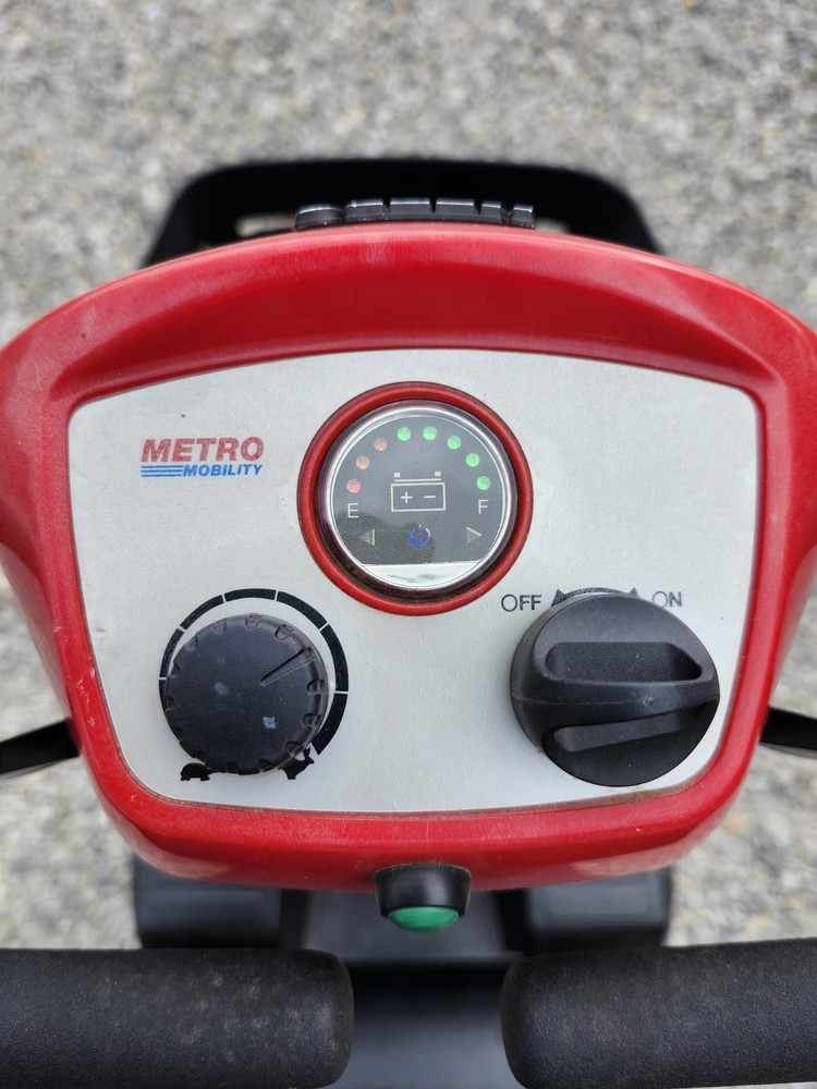 Metro Mobility M1 LITE Folding Mobility Scooter - Red