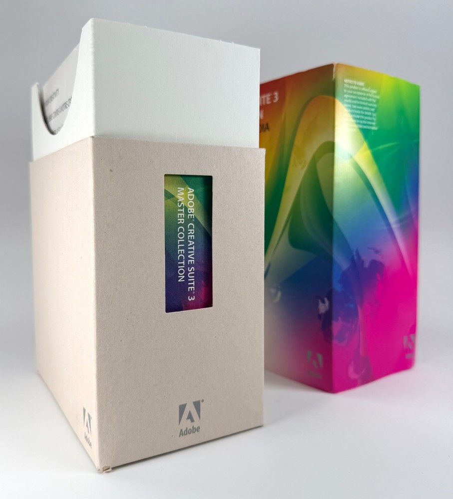 Adobe Creative Suite 3 Master Collection CS3 Mac Complete w/ Discs Manuals