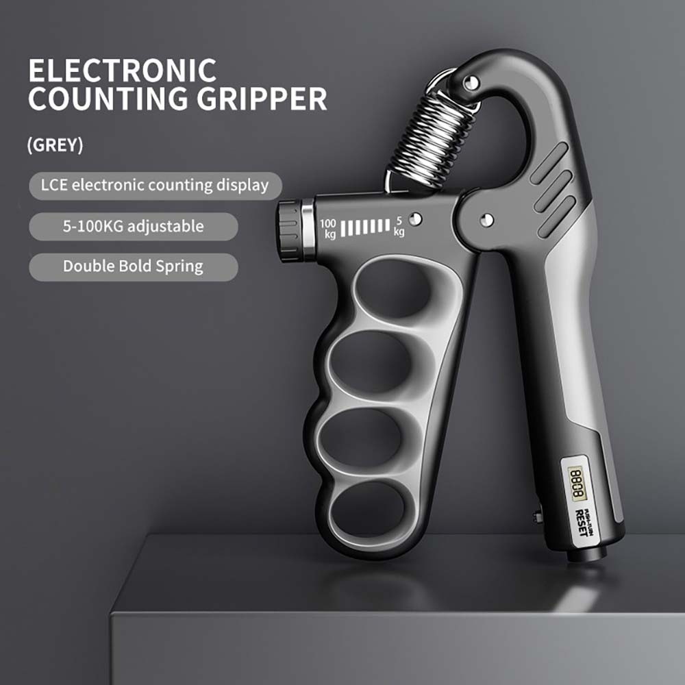 Adjustable Counting Ergonomic Adjustable Electronic Count Hand Grip Strengthener