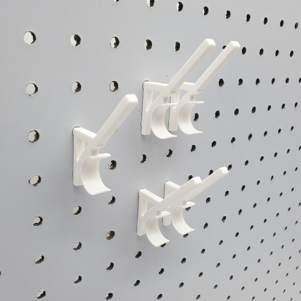 20pk, Thread & Bobbin 1/4" Pegboard Accessory, Sewing Thread Storage Hooks