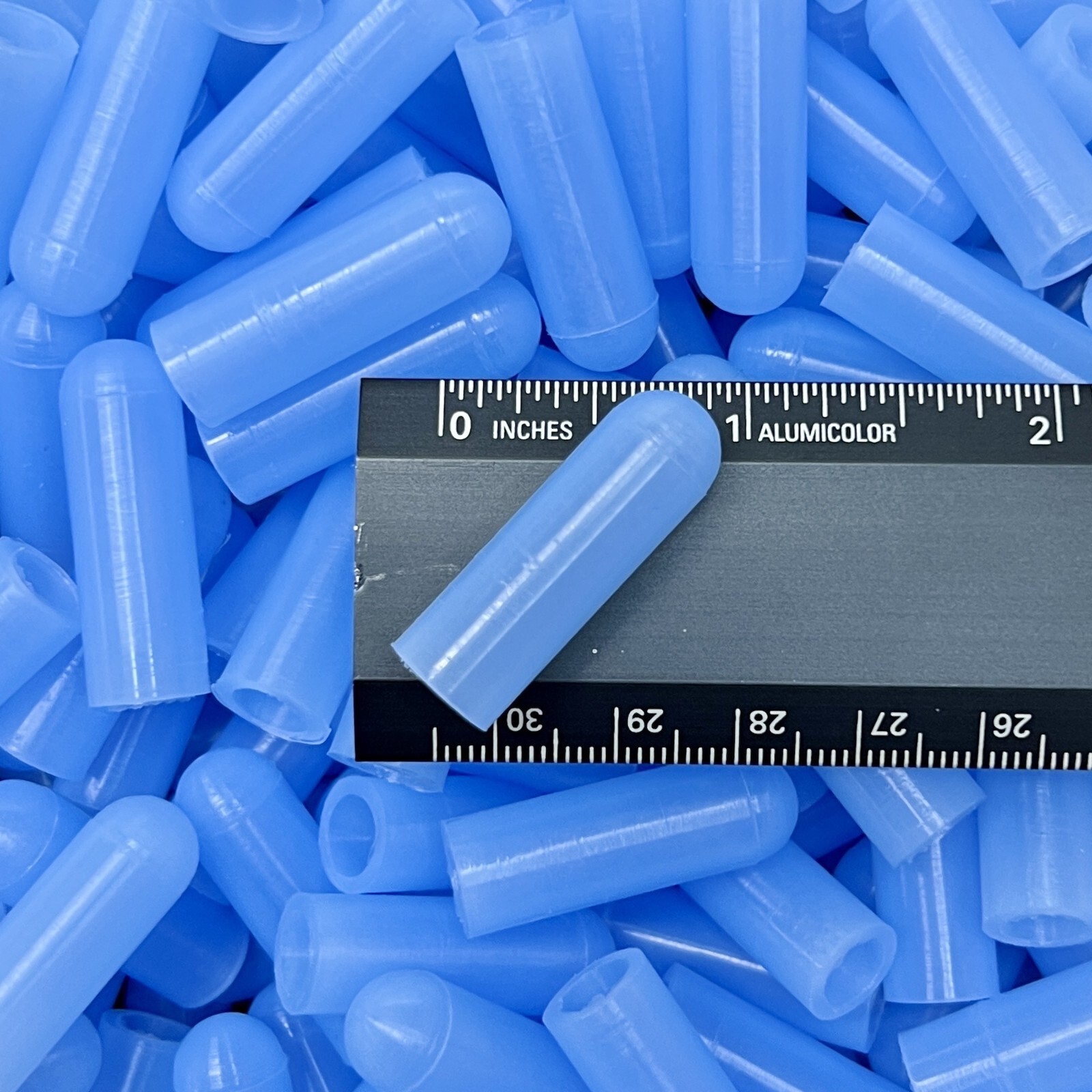 High Temp Masking Supply 5/16 Inch Silicone Rubber Powder Coating Caps - 50