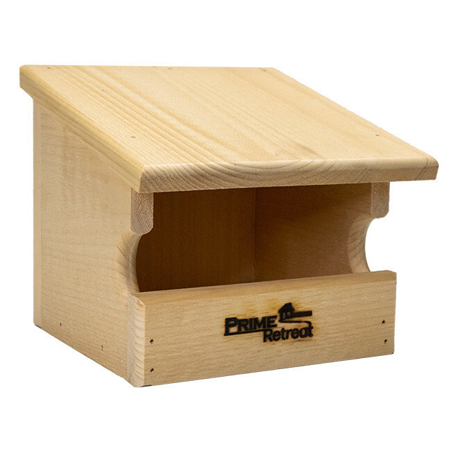 Pine Open Nesting Box 10"W x 10"D x 9"H
