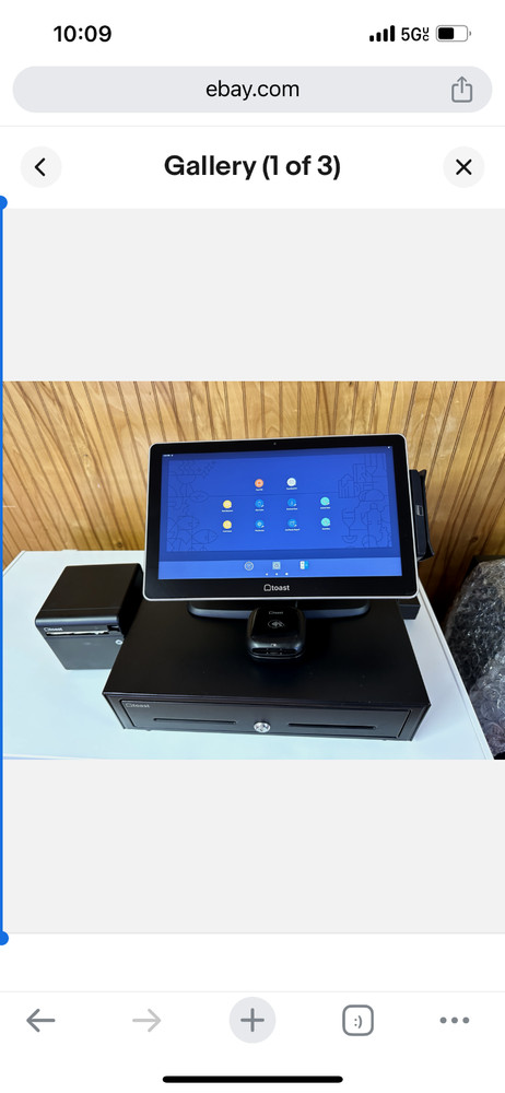 Toast Flex TT200 POS System Bundle - Receipt Printer, Cash Drawer & Card Ready