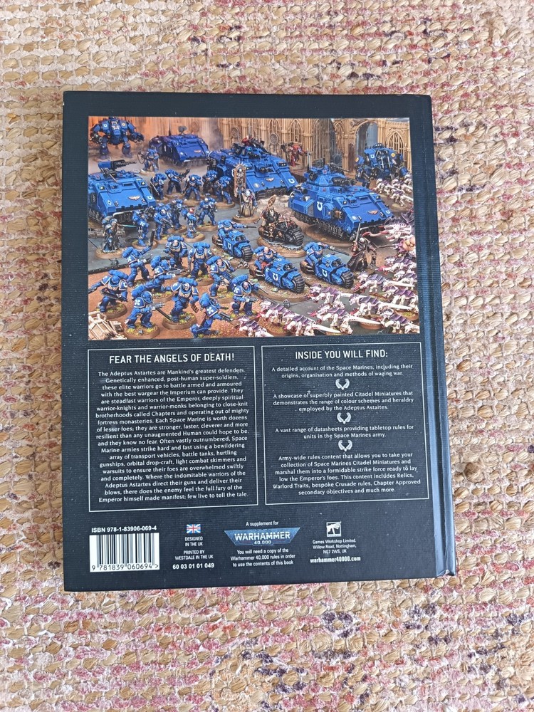 Space Marines Codex Book Warhammer 40k 2020